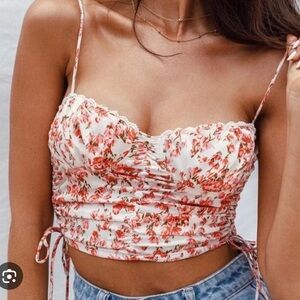 Princess Polly Pink Floral Camisole